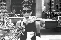 Breakfast at Tiffany's Audrey Hepburn Window Rolled Poster Print