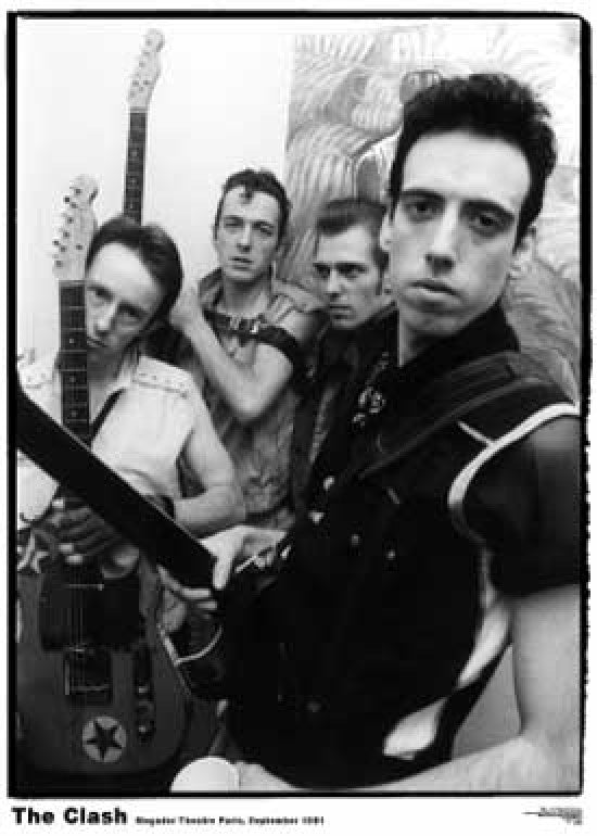 Clash Mogador Theatre Poster Print - Paris 1981 - 22x34