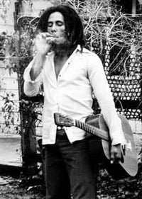 Bob Marley Spliff Spliff Guitar Poster Print - 22x34