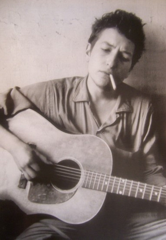 Bob Dylan Guitar Cigarette Poster Print - 22x34