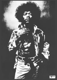 Jimi Hendrix Track Poster Print - 24x36 Rolled Artwork
