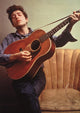 Bob Dylan Arm Chair Guitar Poster Print - 22x34