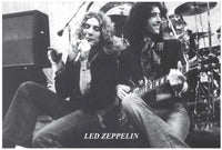 Led Zeppelin Stage Page & Plant Rolled Poster Print