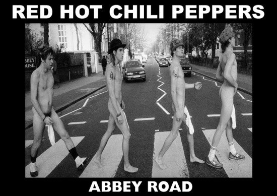 Red Hot Chili Peppers Abbey Road Poster Print - 36x24