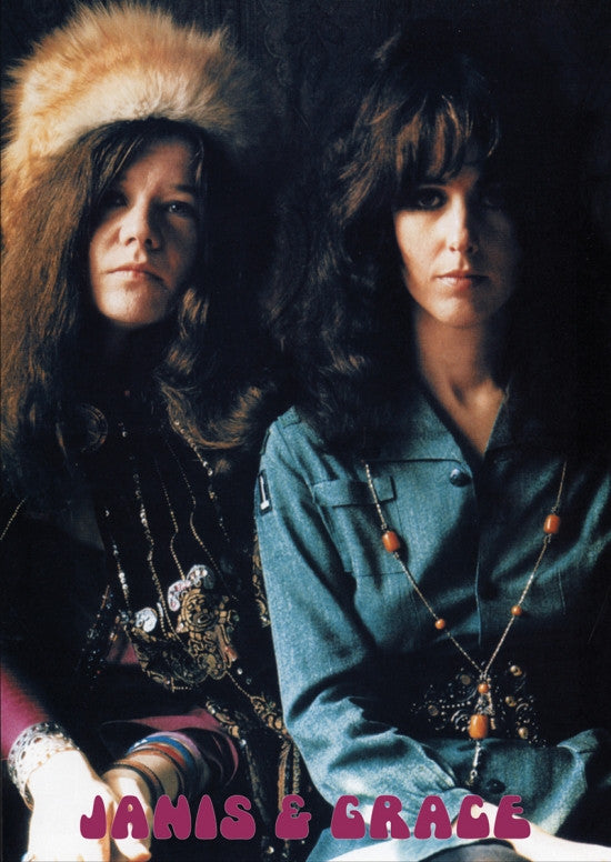 Janis & Grace Sitting Rolled Poster Print - 22x34