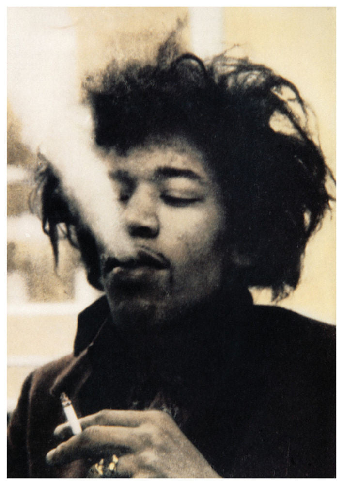 Jimi Hendrix Smoke Puff Rolled Poster Print - 22x34