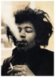 Jimi Hendrix Smoke Puff Rolled Poster Print - 22x34