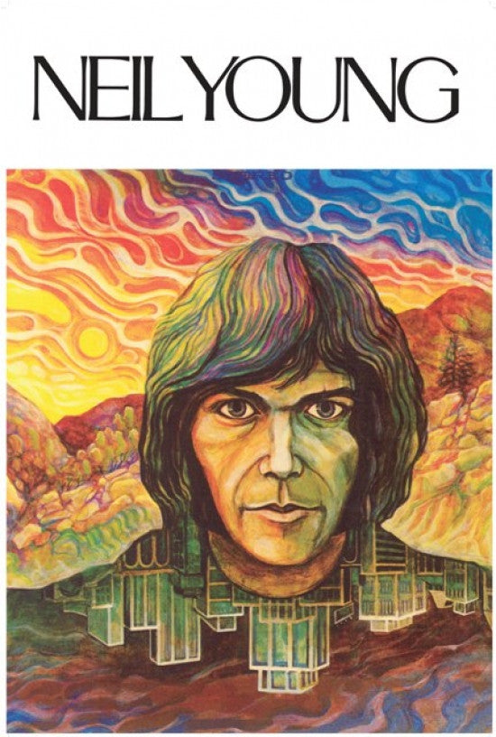 Neil Young 1st Album Rolled Poster Print - 34x22