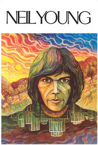 Neil Young 1st Album Rolled Poster Print - 34x22