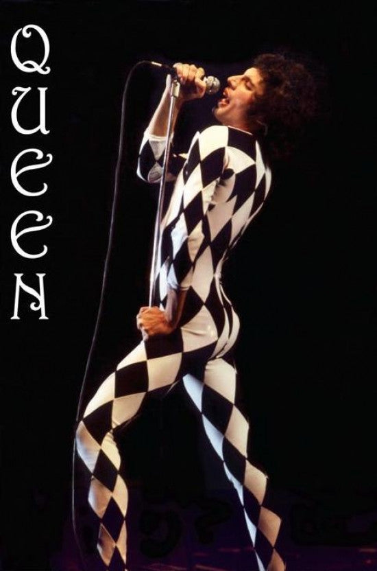 Queen Freddie Mercury Leotard Poster Print - 22x34