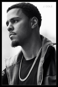 J. Cole Portrait Poster Print - 24x36 Rolled Poster