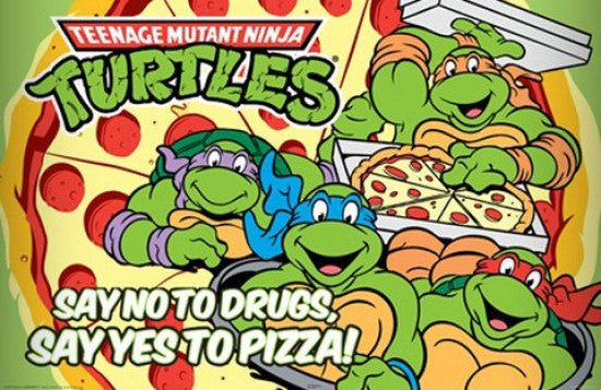 Teenage Mutant Ninja Turtles Say Yes To Pizza Poster Print