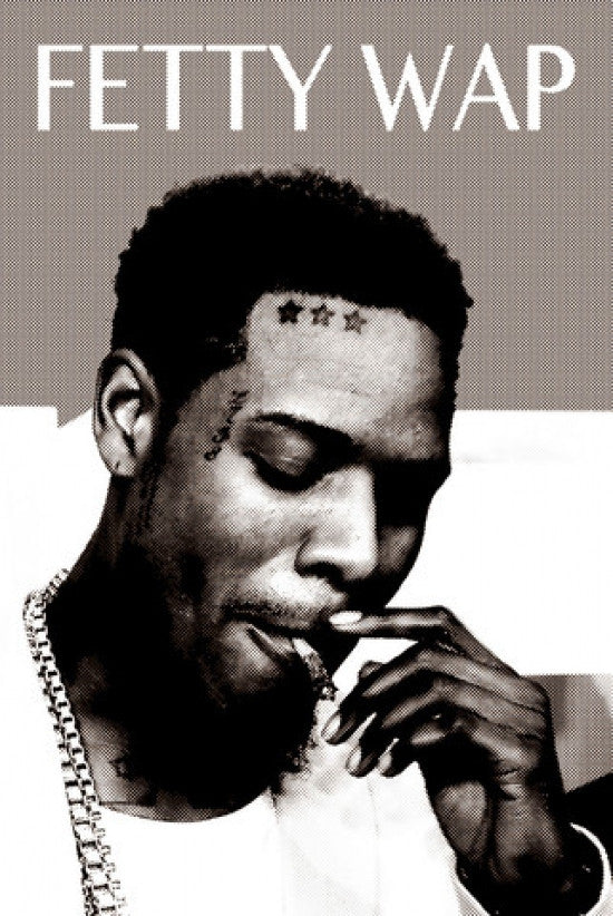 Fetty Wap Smoking Poster Print - 36x24 Rolled Poster