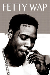 Fetty Wap Smoking Poster Print - 36x24 Rolled Poster