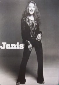 Janis Joplin Standing Poster Print - 22x34 Rolled Art