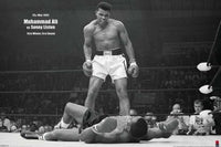 Muhammad Ali vs. Sonny Liston First Minute First Round Poster Print