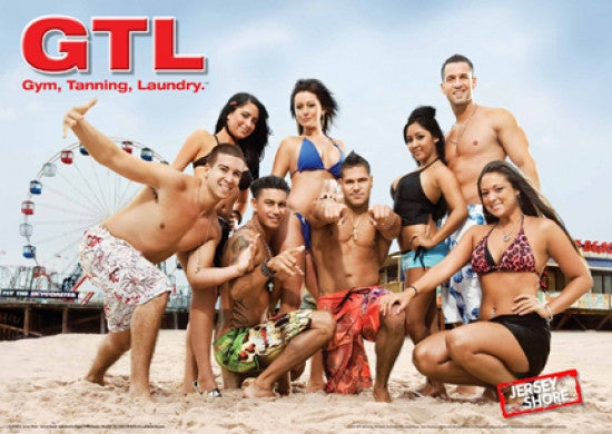 Jersey Shore Gym, Tanning, Laundry Poster Print - 36x24
