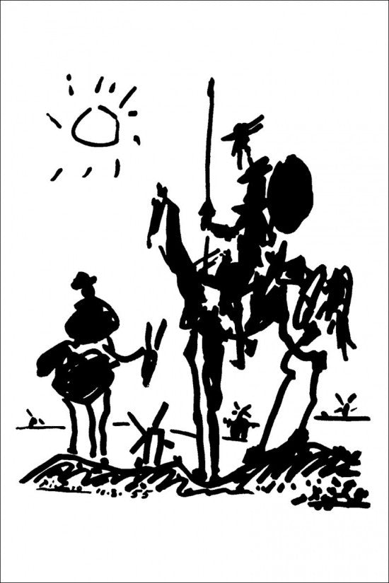 Don Quixote Poster Print by Picasso - Rolled Poster 22x34