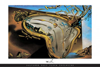 Salvador Dali Clock Explosion Poster Print - 34x22