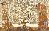 Klimt Tree of Life Poster Print - 34x22 Rolled Art Print