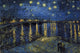 Starlight Over the Rhone Poster Print by Van Gogh - 34x22