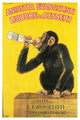 Anisetta Chimp Drinking Poster Print - 22x34 Rolled Poster