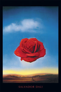 Salvador Dali Meditative Rose Poster Print - 24x36
