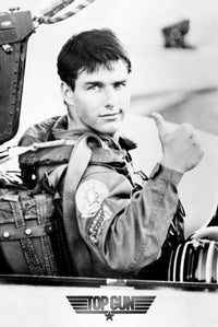 Top Gun Thumbs Up Poster Print featuring Tom Cruise - 22x34
