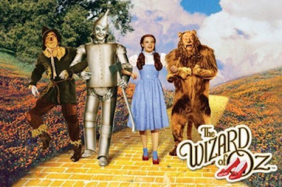 Wizard of Oz Brick Road Poster Print - 34x22