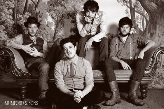 Mumford and Sons Sitting Group Poster Print - 36x24