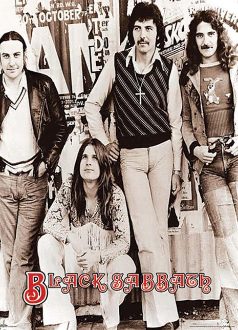Giant Black Sabbath Early Group Poster Print - 40x55