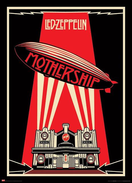 Giant Led Zeppelin Mothership Poster Print - 40' x 55'