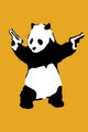 Panda with Guns Rolled Poster Print - 22x34