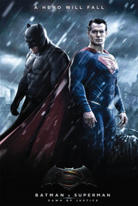 Batman v Superman Movie Poster Print - 24x36 Rolled Poster