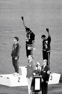 Black Power Salute Poster Print - 22x34 Rolled Art