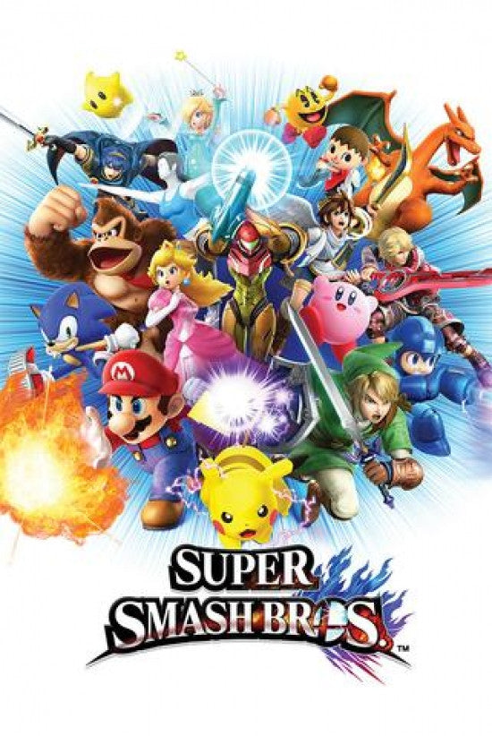Supersmash Bro's Gaming Poster Print - 24x36 Rolled Poster