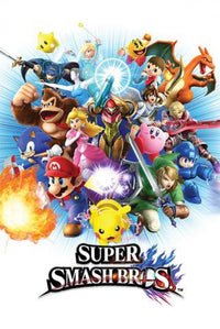 Supersmash Bro's Gaming Poster Print - 24x36 Rolled Poster