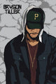 Bryson Tiller Cartoon Poster Print - 22x34 Rolled Art