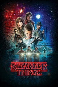 Stranger Things Cast Poster Print - 24x36 Rolled Poster