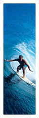 Riding the Tube Surfer Rolled Poster Print - 22x34