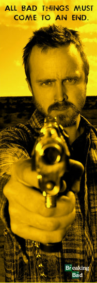 Breaking Bad Jesse Pinkman Gun Poster Print - 24x36