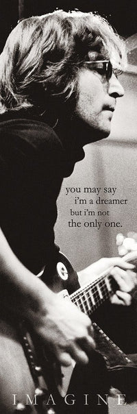 John Lennon Imagine Lyrics Poster Print - 22x34