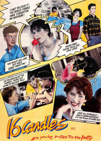 Sixteen Candles Collage Poster Print - Rolled Poster 22x34