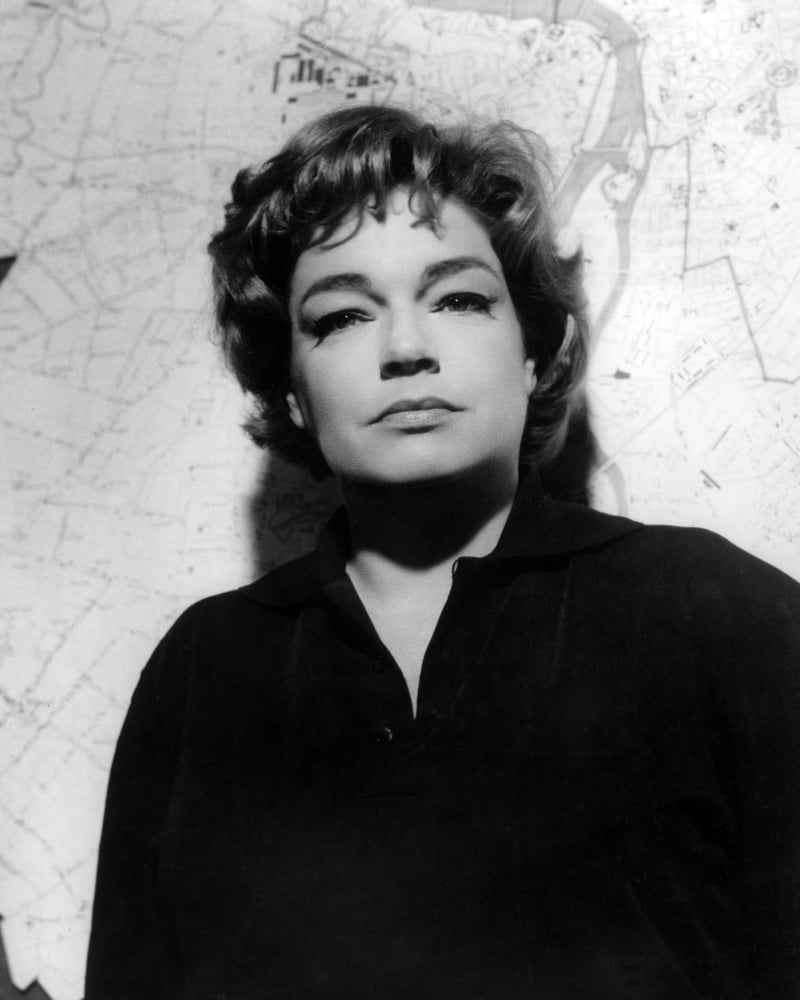 Simone Signoret 1963 photo poster print capturing classic Hollywood allure.