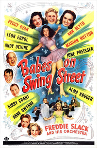 Babes On Swing Street movie masterprint poster featuring vintage film art.