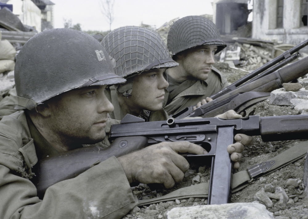 Tom Hanks, Matt Damon, and Edward Burns in Saving Private Ryan photo print