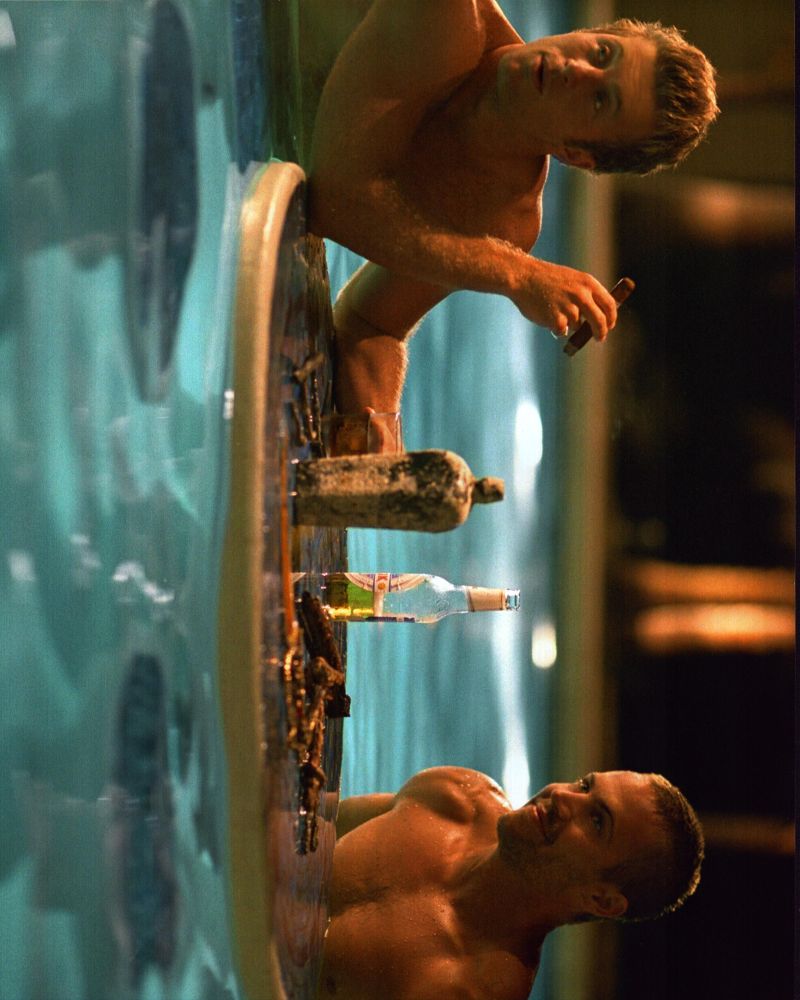 Into The Blue photo print featuring Scott Caan and Paul Walker in a pool scene
