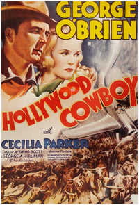 Hollywood Cowboy Movie Masterprint Poster featuring George O'Brien and Cecilia Parker (1937)