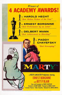 Marty Movie Masterprint Poster featuring Ernest Borgnine, 11x17