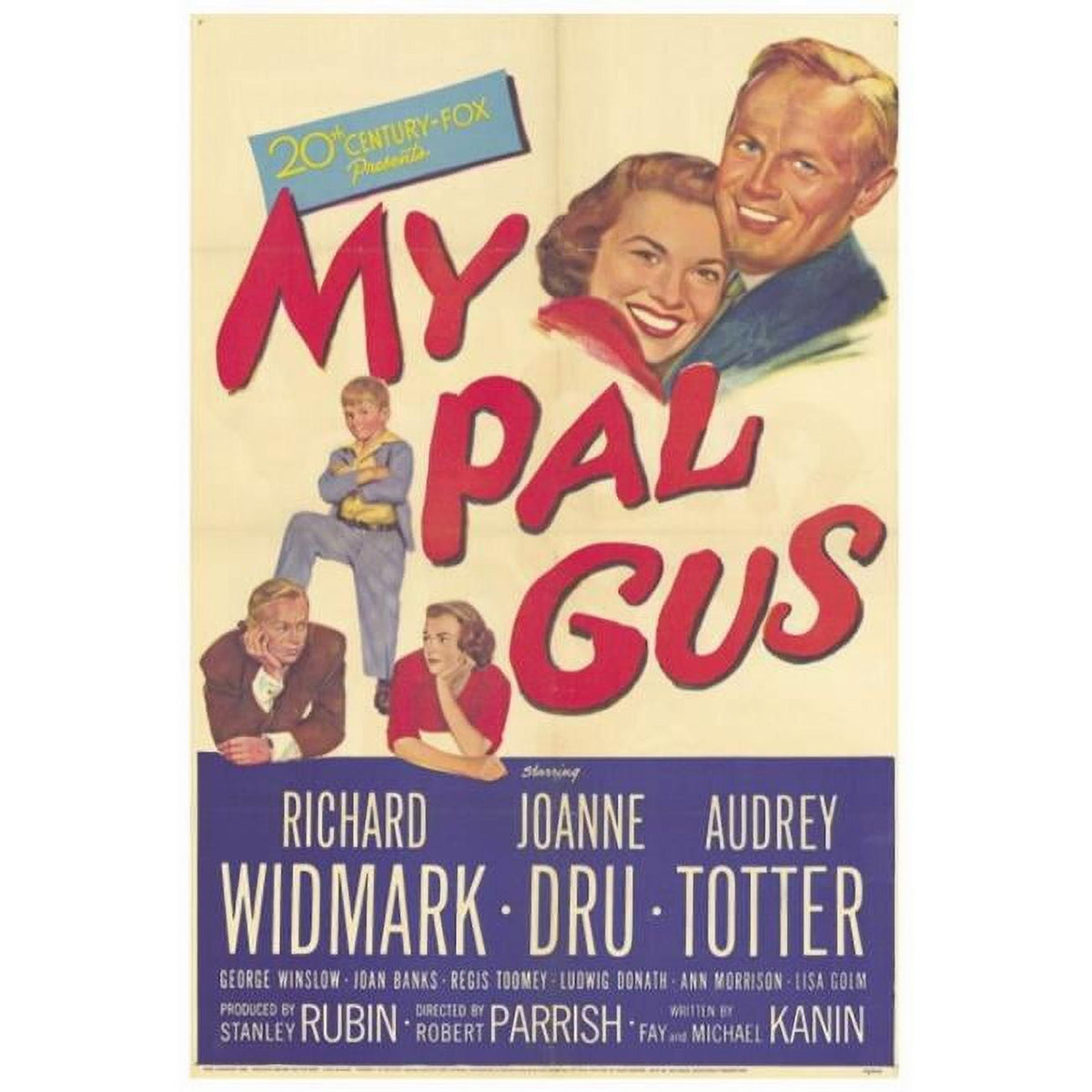 My Pal Gus Movie Poster Print in 27x40 size, perfect for movie lovers.